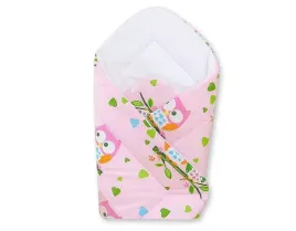 rozek-z-usztywnieniem-basic-sowy-na-rozowym-tle