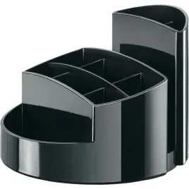 przybornik-na-biurko-han-9-komor-czarny