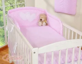 posciel-2-cz-serduszka-biale-grochy-na-rozowym