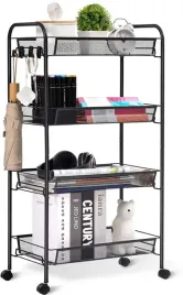 regal-mobilny-4-poziomy-olden-czarny