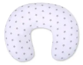poduszka-do-karmienia-gwiazdki-szare-na-bialym-tl