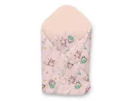 rozek-usztywniany-sowki-kremowo-mietowe-pudrowy