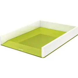 polka-na-dokumenty-leitz-wow-biala-zielony