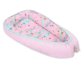 kokon-niemowlecy-dwustronny-kojec-otulacz-premium-bobono-ksiezyce-rozowe