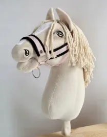 kantar-regulowany-dla-konia-hobby-horse-a3-pudrowy-roz-z-czarnym-futerkiem