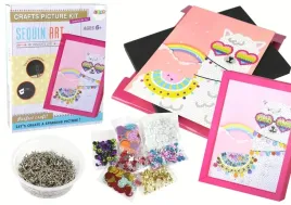 zestaw-diy-cekiny-szpilki-lama-ramka-kolorowy