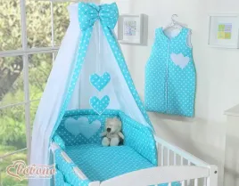 baldachim-z-tkaniny-serduszka-biale-grochy-na-tur