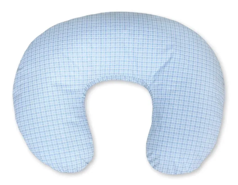 poduszka-do-karmienia-basic-kratka-niebieska