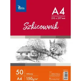 szkicownik-a4-150g-50ark-kb010-a4-tetis