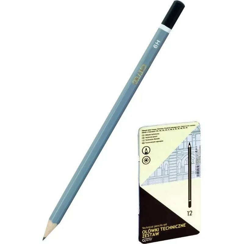 olowki-techniczne-grand-12-twardosci-stan-nowy
