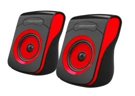 glosniki-2-0-usb-flamenco-czarno-czerwone
