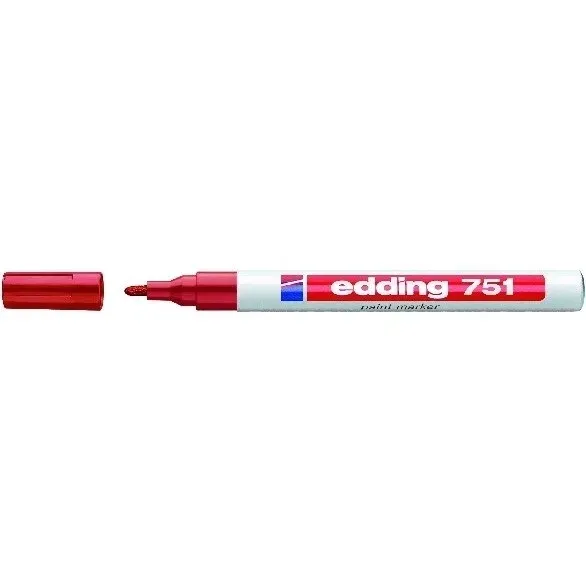 marker-olejowy-edding-751-aluminium-czerwony-stan-nowy