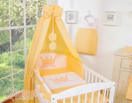 baldachim-z-tkaniny-korony-brzoskwiniowe