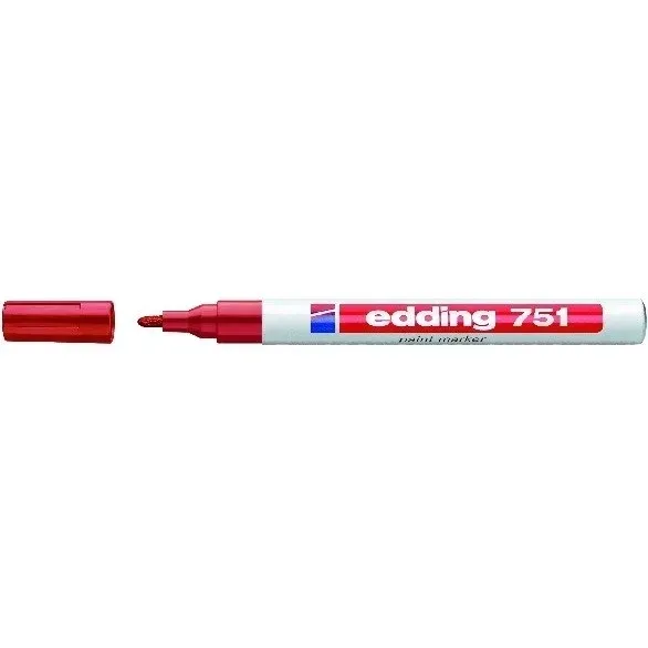 marker-olejowy-edding-751-aluminium-czerwony-stan-nowy