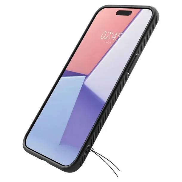 spigen-liquid-air-etui-do-iphone-15-pro-matte-black-motyw-przewodni-geometryczny