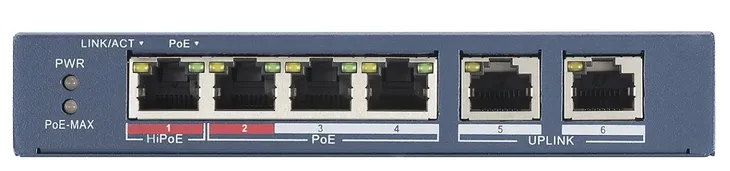 switch-poe-ds-3e0106hp-e-6-portowy-hikvision-liczba-portow-6-stan-nowy