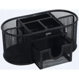 przybornik-na-biurko-grand-metalowy-czarny-gr-1776