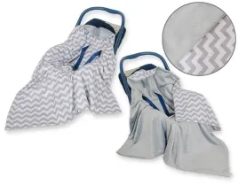 duzy-dwustronny-kocyk-do-fotelika-nosidelka-dla-niemowlat-chevron-szary