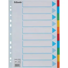 przekladki-karton-a4-10-kart-esselte-100193-koloro