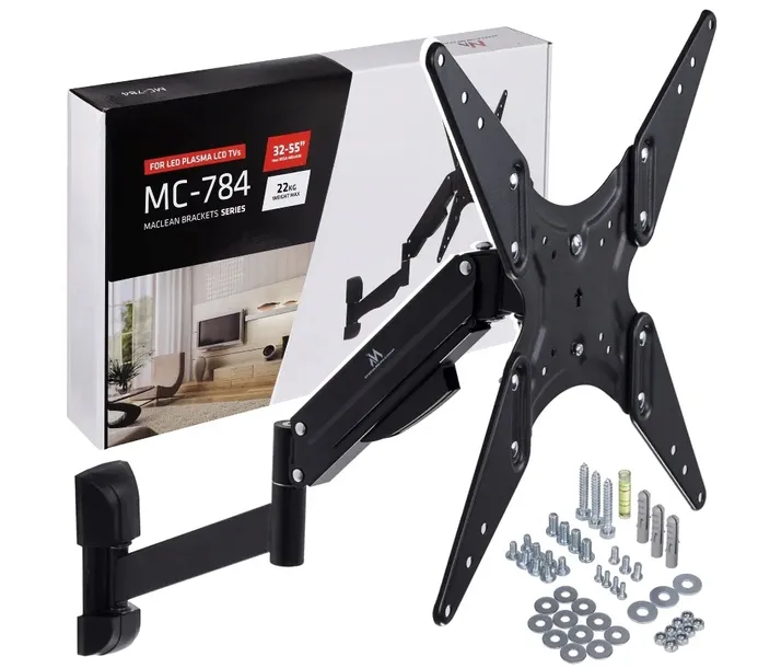uchwyt-scienny-do-telewizora-maclean-mc-784-obrotowy-scienne-stan-nowy-stan-opakowania-oryginalne