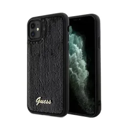 guess-sequin-script-metal-etui-iphone-11-czarny