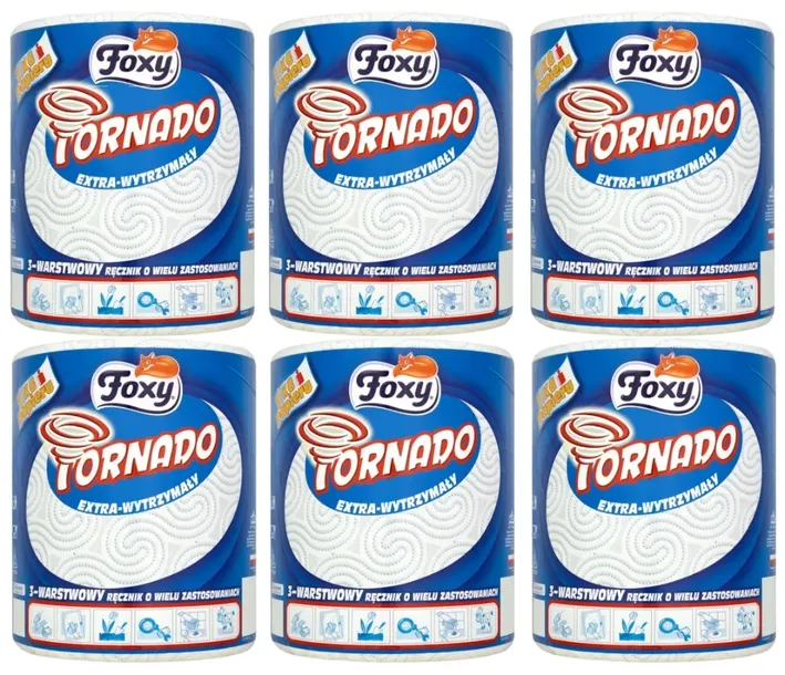 recznik-w-rolce-foxy-tornado-biale-stan-nowy-rodzaj-scierka