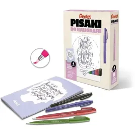 pisaki-do-kaligrafii-pentel-touch-brush-pen-4-kolory