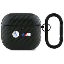 bmw-carbon-double-metal-logo-etui-airpods-4-czarny