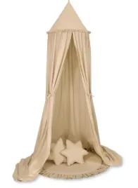 zestaw-baldachim-wiszacy-mata-poduszki-bezo