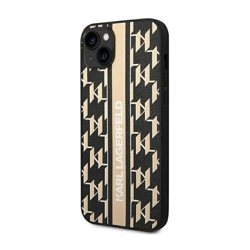 karl-lagerfeld-monogram-stripe-etui-iphone-14-plus-brazowy