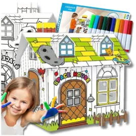 domek-skladany-dla-dzieci-do-malowania-kolorowania-kreatywna-zabawa-pisaki