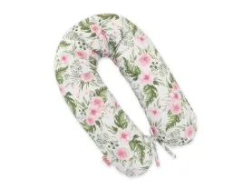 poduszka-ciazowa-longer-dla-kobiet-w-ciazy-do-spania-peonie-rozowe