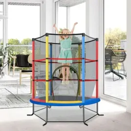 1519-trampolina-dla-dzieci-z-siatka-i-klapa-165-cm-costway