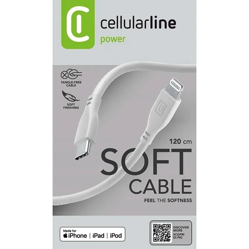 cellularline-soft-cable-kabel-usb-c-do-lightning-certyfikat-mfi-1-2-m-sz-stan-nowy