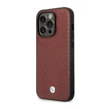 bmw-leather-diamond-pattern-etui-iphone-14-pro-burgundowy-stan-nowy