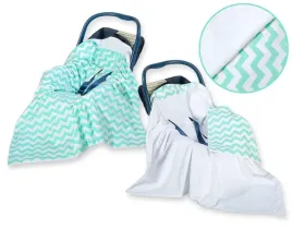 dwustronny-kocyk-do-fotelika-chevron-mietowy