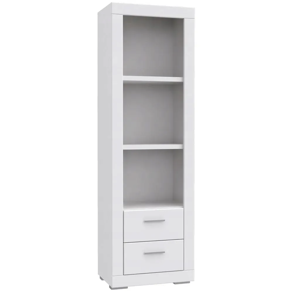 regal-do-salonu-snow-bialy-mat-stan-nowy