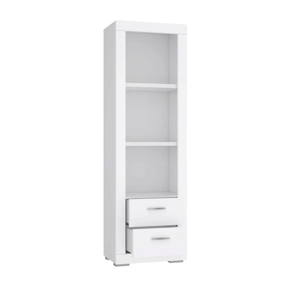 regal-do-salonu-snow-bialy-mat-stan-nowy