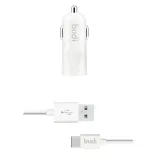 budi-ladowarka-samochodowa-usb-kabel-usb-c-bialy