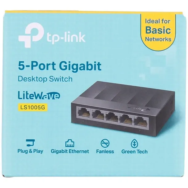 switch-tp-link-ls1005g-5x-10-100-1000mbps-stan-nowy-stan-opakowania-oryginalne