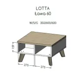 lawa-lotta-60-bialy-dab-sonoma-stan-nowy