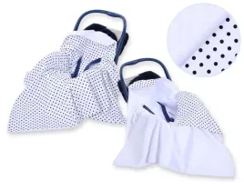 dwustronny-kocyk-do-fotelika-czarne-grochy-na-bia