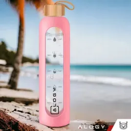 butelka-szklana-na-wode-bidon-motywacyjna-szczelna-silikonowe-etui-1000-ml