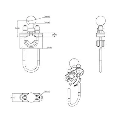 ram-mount-uchwyt-do-kierownicy-ram-b-231zu-numer-katalogowy-producenta-ram-b-231zu