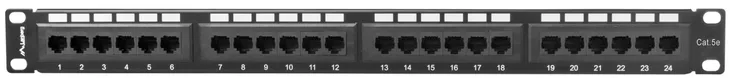 patch-panel-lanberg-ppu5-1024-b-1u-19-kat-5e-utp-24xrj-45-stan-nowy-kod-producenta-ppu5-1024-b