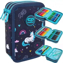 coolpack-piornik-trzykomorowy-z-wyposazeniem-jumper-3-unicorn-f067935