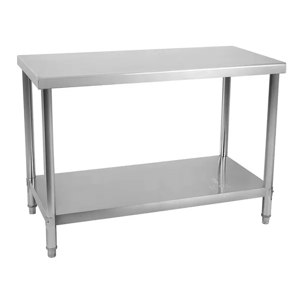 STÓŁ ROBOCZY GASTRONOMICZNY Royal Catering 120x70 cm Stal Nierdzewna