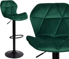krzeslo-barowe-gordon-black-aksamitne-ciemnozielon