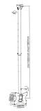 uchwyt-lcd-sufitowy-czarny-standard-vesa-75-x-75-100-x-100-200-x-200