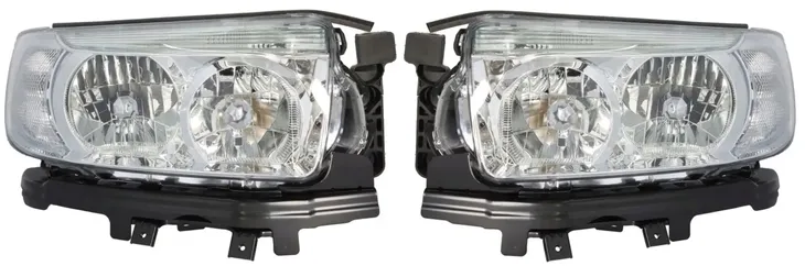 REFLEKTOR LAMPA PRZÓD SUBARU FORESTER SG 2005-2008 DEPO H1+HB3 LEWY + PRAWY